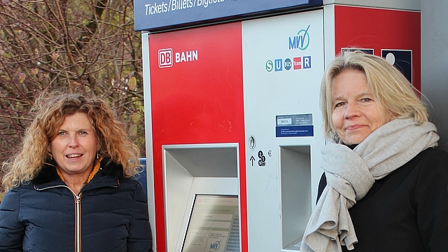 ÖDP Kreisrätinnen Karin Schuster und Jolanta Wrobel
