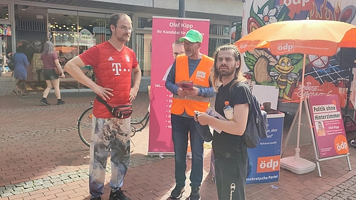 ÖDP in Elmshorn am 27.8.2025