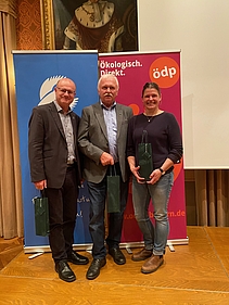Die drei Referenten des Abends: Josef Schmid, Norbert Schäffer und Agnes Becker