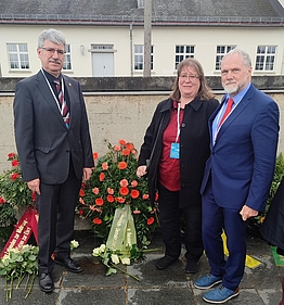 ÖDP vor Ort im KZ Dachau